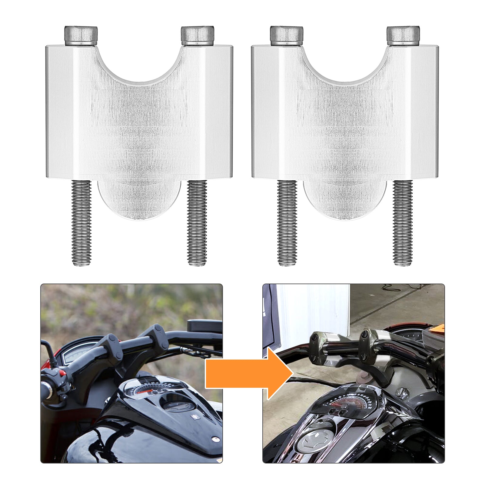 Motorfiets Riser Voor Suzuki 2006-23 Voor Boulevard M109R Voor Intruder Motorfiets Riser Voor Suzuki 2006-23 Voor Boulevard M109R Voor Intruder