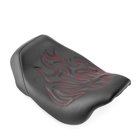 2008 - 2024 Harley Touring FLHR FLHX FLTRX Red Flame Solo Driver Seat - Mofun - 90305002