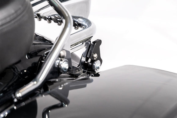 2009 - 2013 Harley Touring FLHR FLHRC FLHT FLHX FLTR Passenger Backrest Sissy Bar&Luggage Rack&Docking Kit - Mofun - 90303001+90302002+90205090