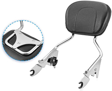 2009 - 2024 Harley Road King Street Glide Detachable Passenger Backrest Sissy Bar Rack Docking Kit - Mofun - HD025 - E