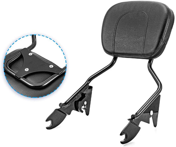 2009 - 2024 Harley Road King Street Glide Passenger Backrest Sissy Bar Luggage Rack Docking Kit - Mofun - HD025 - B