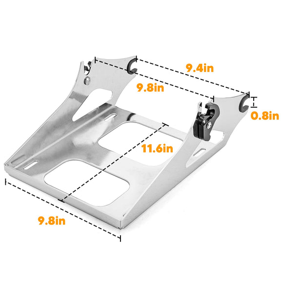 2014 - 2024 Harley Touring Electra Glide Road King Two - Up Tour Pack Pak Trunk Mount Rack - Mofun - HD024 - E