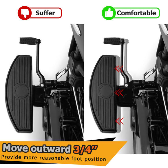 2018 - 2024 Harley Softail FL Foot Control Component Driver Floorboard Extension Spacers - Mofun - HD111
