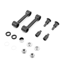 93 - 06 Harley Softail Springer Fork Chrome Steel Front Fender Mount Link Kit - Mofun - HD129 - B