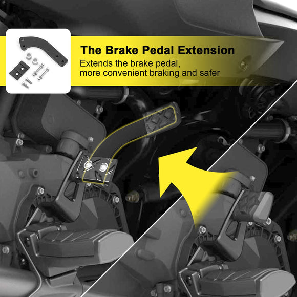 CNC Brake Pedal Extension Kit For Can - Am Spyder F3/RT/F3 - S/RS - S/GS RS Roadster - Mofun - 90420010