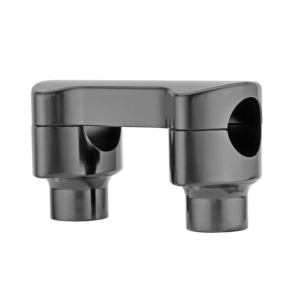 Harley 18 - UP Fat Bob 2018–UP Sport Glide 1.25" Diameter Chrome 2" Height Handlebar Risers Top Covers - Mofun - 90103132