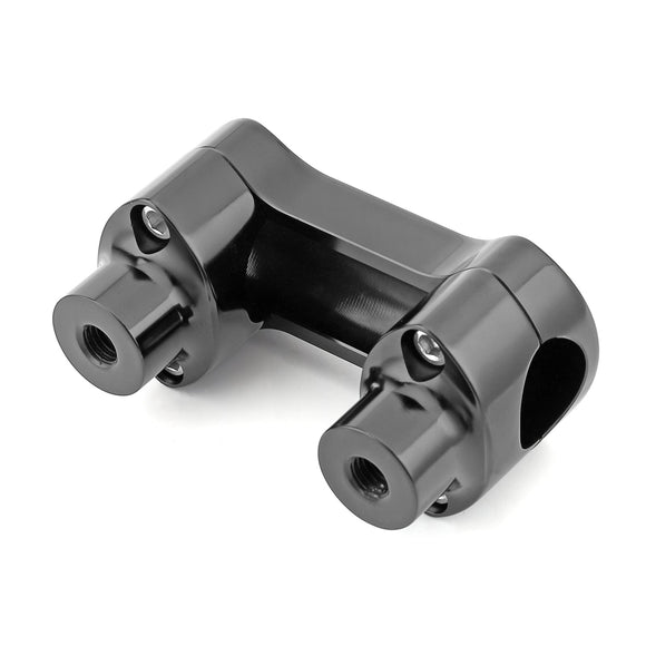 Harley 18 - UP Fat Bob 2018–UP Sport Glide 1.25" Diameter Chrome 2" Height Handlebar Risers Top Covers - Mofun - 90103132