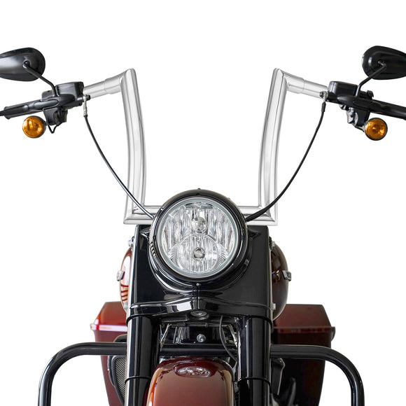 Harley Slim FLSL Low Rider FXLR Ape Hanger 1 - 1/2" Fat Bar 1" Clamp Handlebar - Mofun - 90101261