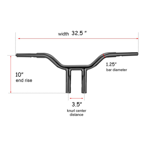 Harley Sportster 1000 Roadster XLS1000 883 Low XL883L 1 - 1/4" Bar Handlebar - Mofun - 90101062