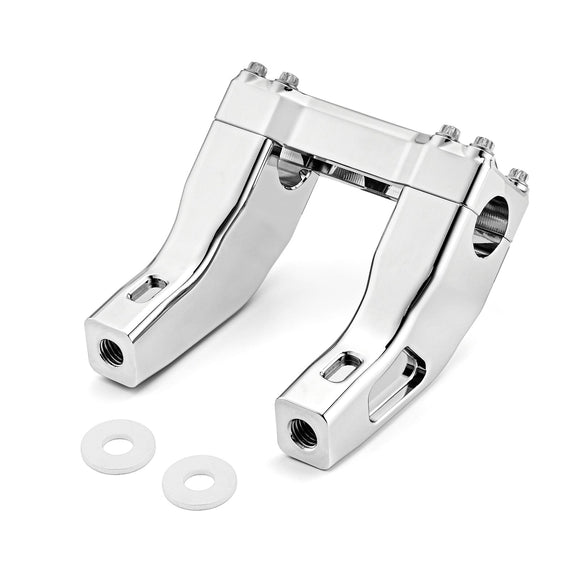 Harley Sportster 1200 Custom XL1200CP 883 Iron XL883N 1'' Handlebar Risers Top Clamp 1.5 Pullback - Mofun - 90103361