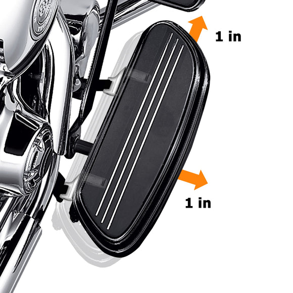 Harley Touring FLHT FLHX FLTR Road King Driver Floorboard Relocation Bracket - Mofun - 90420017