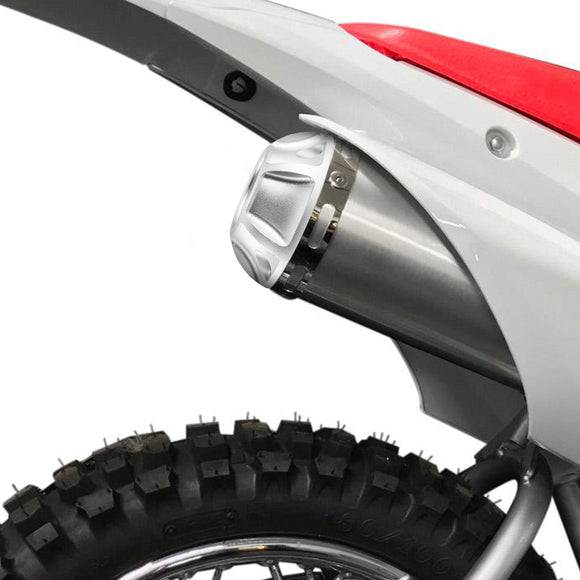 Honda CRF50 CRF70 CRF80 CRF100 CRF110 Billet Power Exhaust Tip With Screen Arrestor - Mofun - 90704001