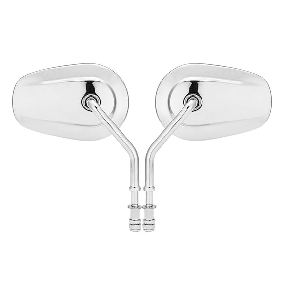 Motorcycle Harley Dyna Super Glide FXD Road King 8mm 360 Adjust Long Stem Rear View Side Tapered Mirrors - Mofun - 90106007