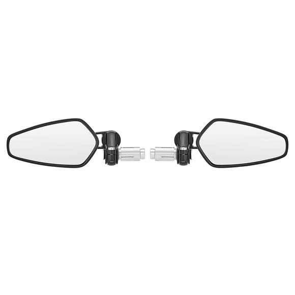 Motorcycle Mirrors - Bar End Rear View Mirrors Street bikes Sports bikes Cruiser with 7/8" Standard Handlebars - Mofun - 90106003