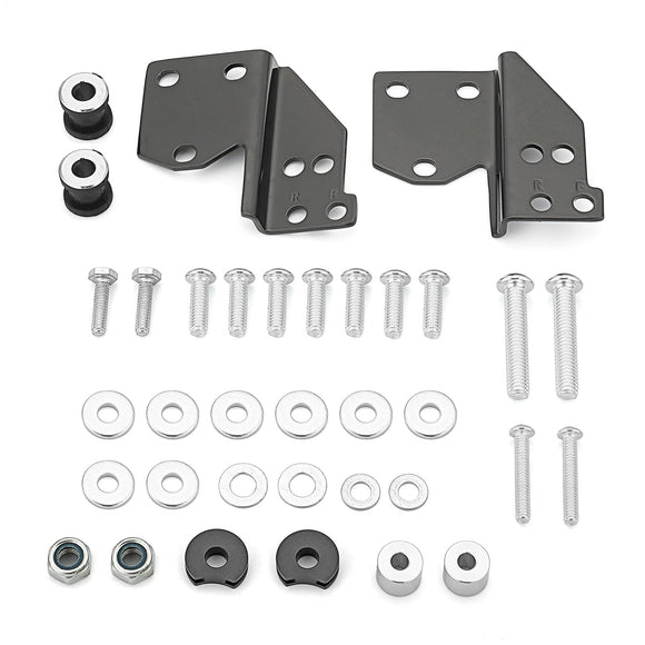 Quick Detach Sissy Bar Tour Pack Rack Docking Kit For Harley Road King FLTR FLHT - Mofun - HD020+HD021