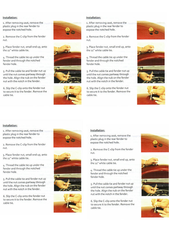 Seat Bolts Rear Mount Screw For 1986 - 2024 Harley Davidson Dyna Sportster Touring - Mofun - HD001