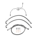 For 1996-2007 Harley Touring Road King/Road Glide/Electra Glide Extended Length without ABS Hydraulic Front Brake Line Kit (for 14"-16" Handlebar)-1