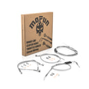 Extended Length Throttle and Idle Cable Kit, Extended Length ABS Upper and Lower Hydraulic Front Brake Line, Clutch Cable Kit for 2011 - 2014 Haley Softail w/ABS (for 12" - 14" Handlebar) - Mofun - 90109029