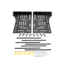 Detach Depot Wall Rack Storage for Harley Tour - Pak mounting Racks, Sissy Bars, Luggage Racks, Rider Backrests and Detachable - Style Windshields - Mofun - 90804002