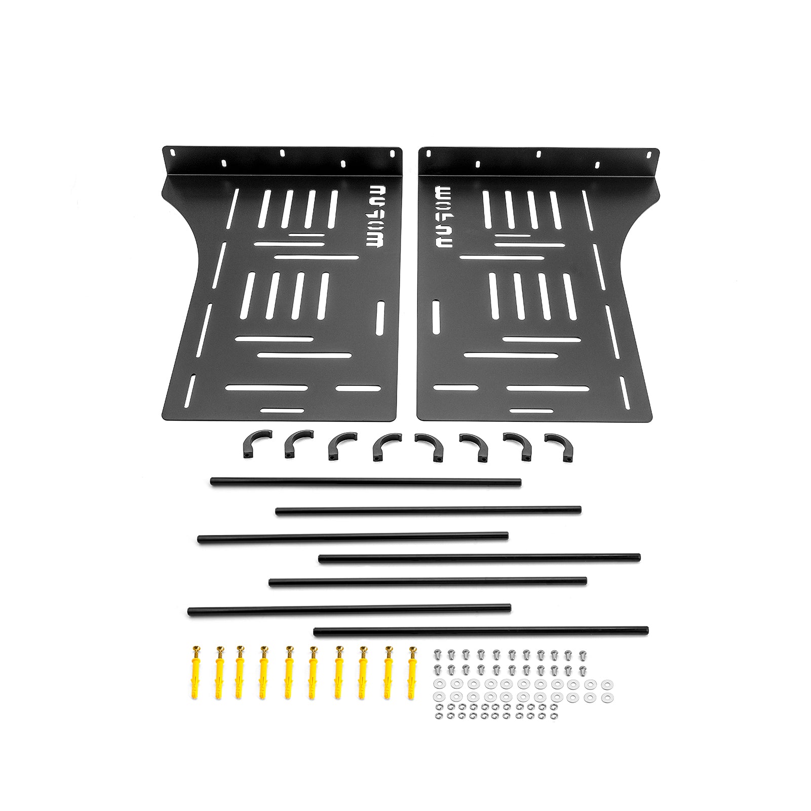 Detach Depot Wall Rack Storage for Harley Tour-Pak mounting Racks, Sissy Bars, Luggage Racks, Rider Backrests and Detachable-Style Windshields