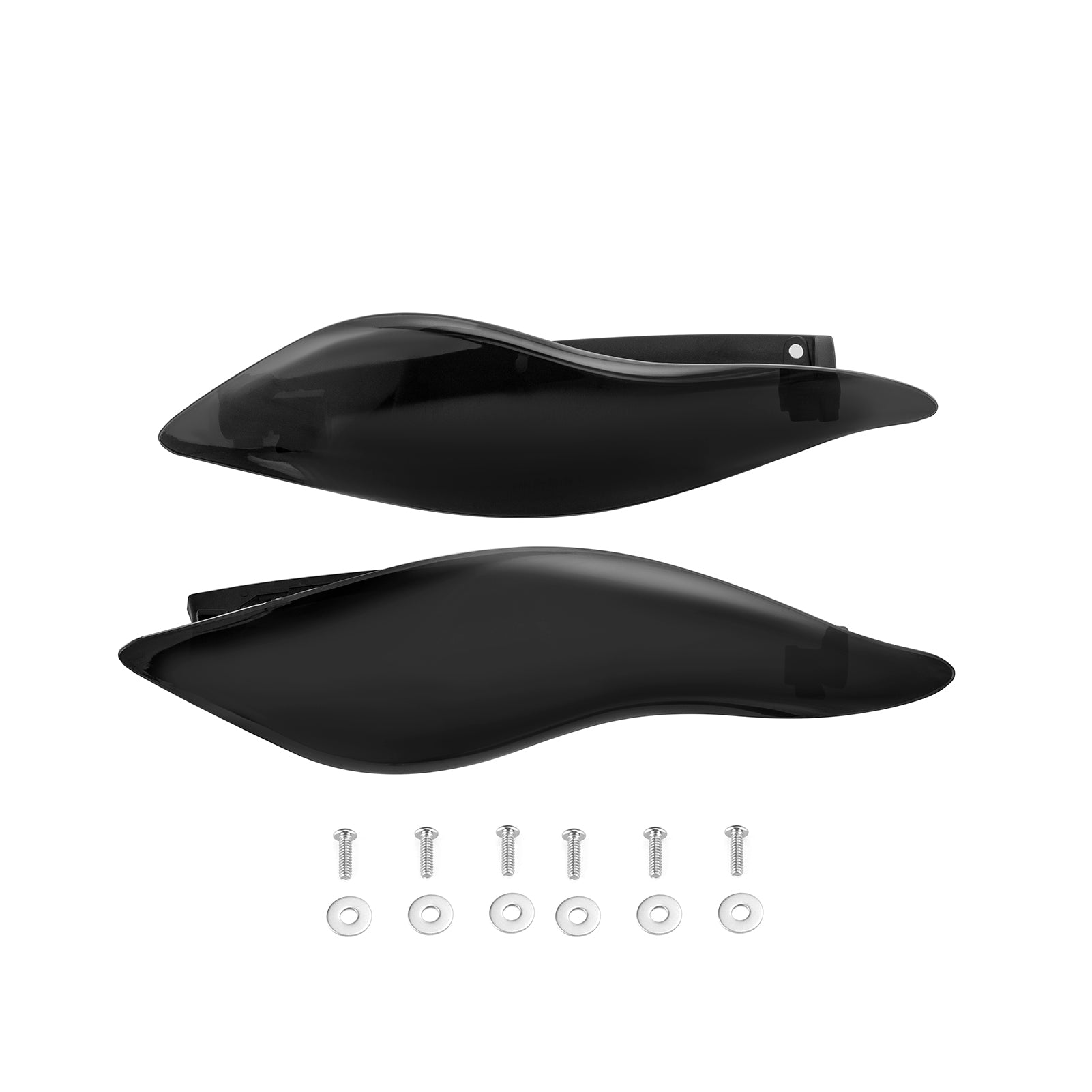 2014-2023 Harley Street Glide Road Glide Bolt-on Adjustable Fairing Side Wings Air Deflectors