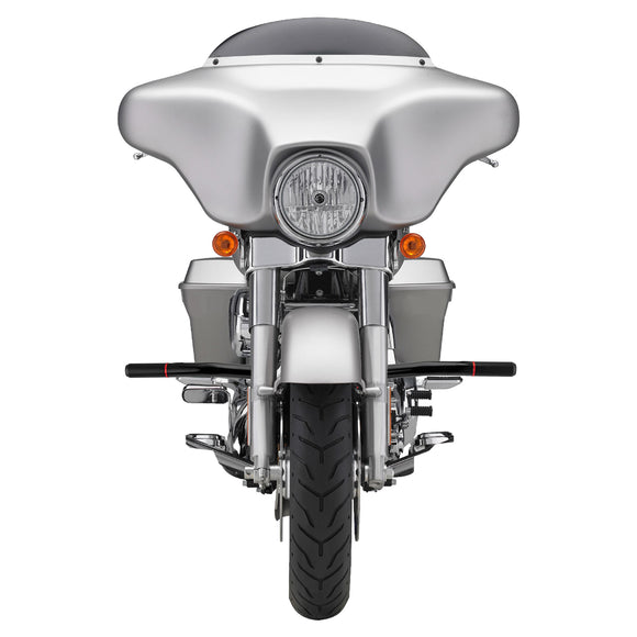 Gloss Black Front Highway Engine Guard Crash Bar for 2009 - 2013 Harley Davidson Road King/Street Glide/Road Glide - Mofun - 90201120