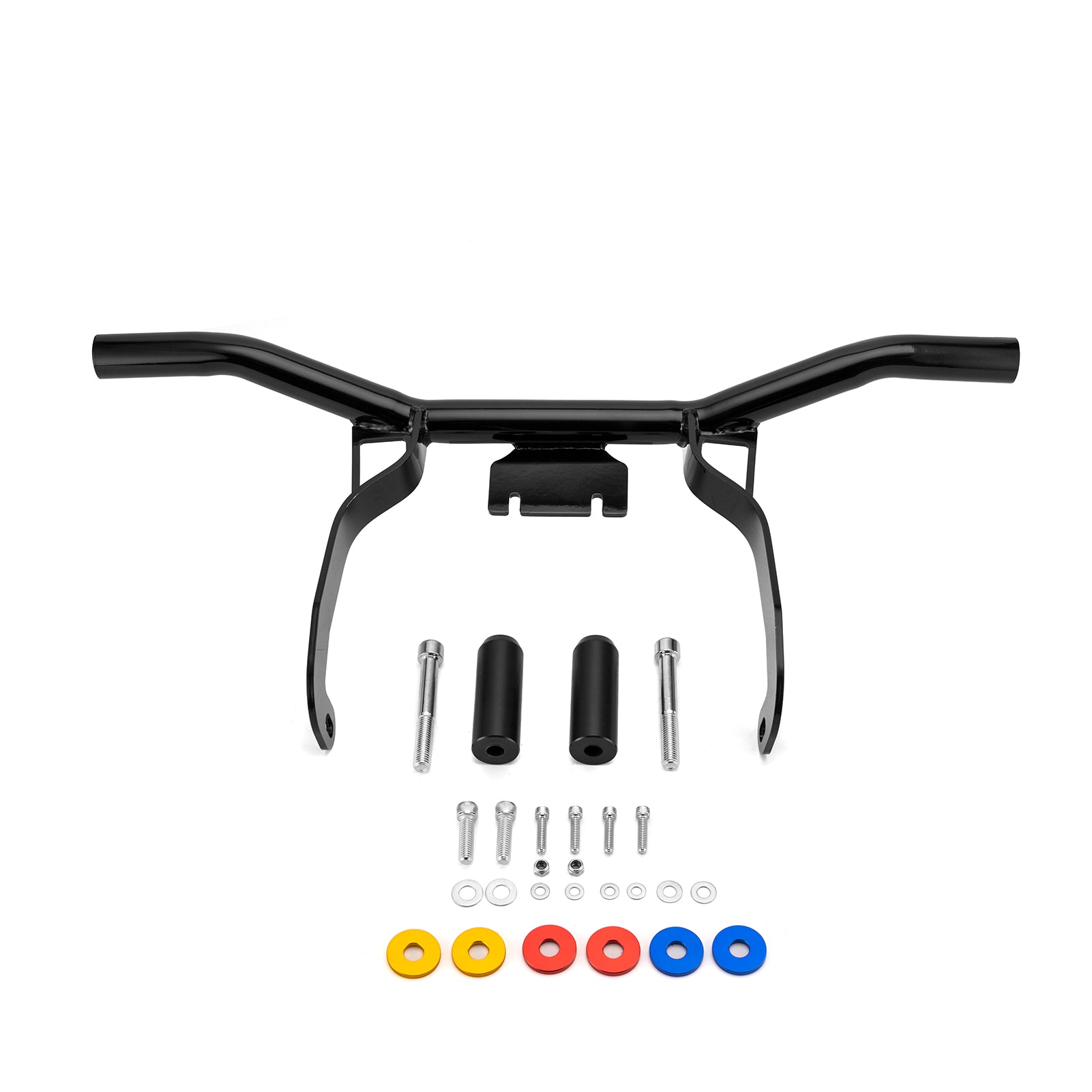 Gloss Black Front Highway Engine Guard Crash Bar for 2009 - 2013 Harley Davidson Road King/Street Glide/Road Glide - Mofun - 90201120