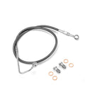 2015-2017 Harley Softail Deluxe/Fat Boy Extended Length ABS Upper Hydraulic Front Brake Line Kit for 16"-18" Handlebar-1