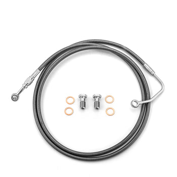 69" ABS Upper Hydraulic Front Brake Line Kit for 2008 - 2013 Harley Touring ABS (for 12" - 14" Handlebar) - Mofun - 90110061