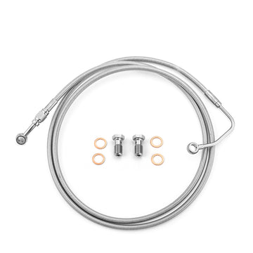 71" ABS Upper Hydraulic Front Brake Line Kit for 2008 - 2013 Harley Touring ABS (for 16" - 18" Handlebar) - Mofun - 90110064
