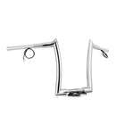 14" Pre-wired Horn Style Ape Bar Handlebar for Harley Softails/Dynas/Sportsters & Touring Road King-8