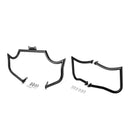 For 2017-2026 Indian Roadmaster/Chieftain/Springfield Gloss Black Front Engine Guard & Rear Crash Bar-10