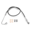 2011-2014 Harley Softail Deluxe/Fat Boy Extended Length ABS Upper Hydraulic Front Brake Line Kit for 16"-18" Handlebar-1
