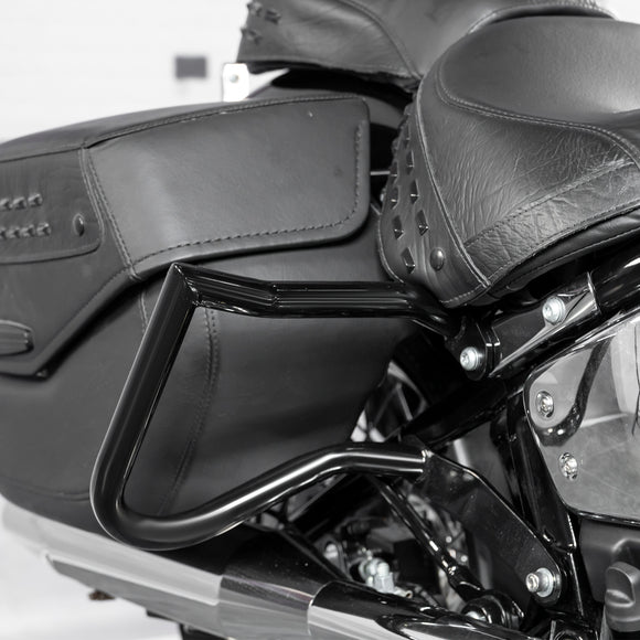 2020-2025 Harley Softail Low Rider / Heritage Softail Classic Sharp Rear SaddleBag Crash Bar