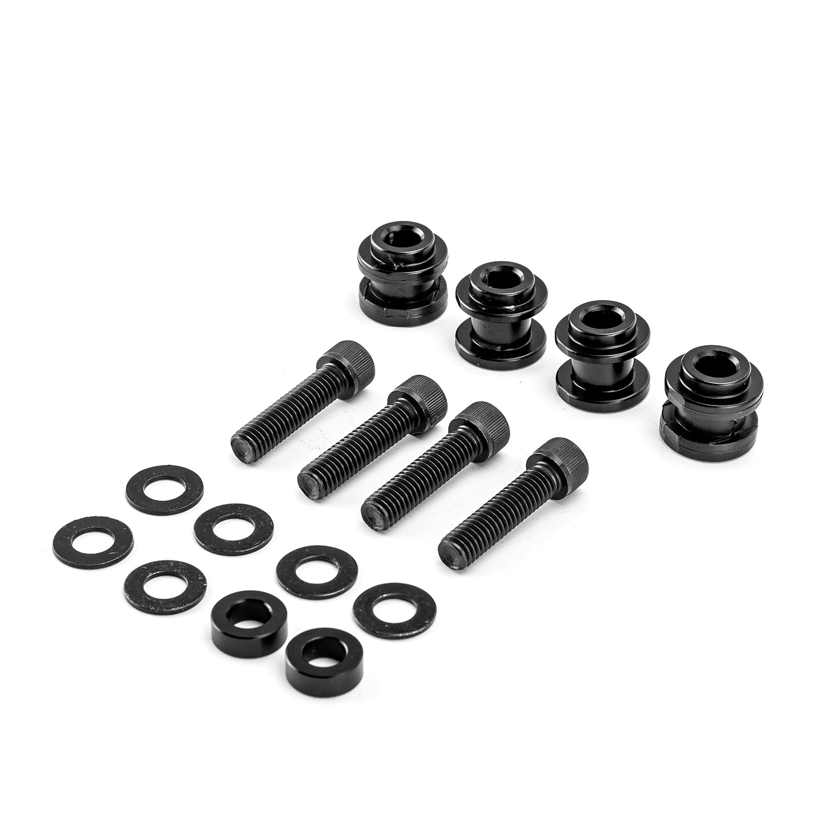 Black Aluminum HoldFast Docking Hardware Kit for 2018+ Harley Softail Fat Boy/Street Bob/Low Rider