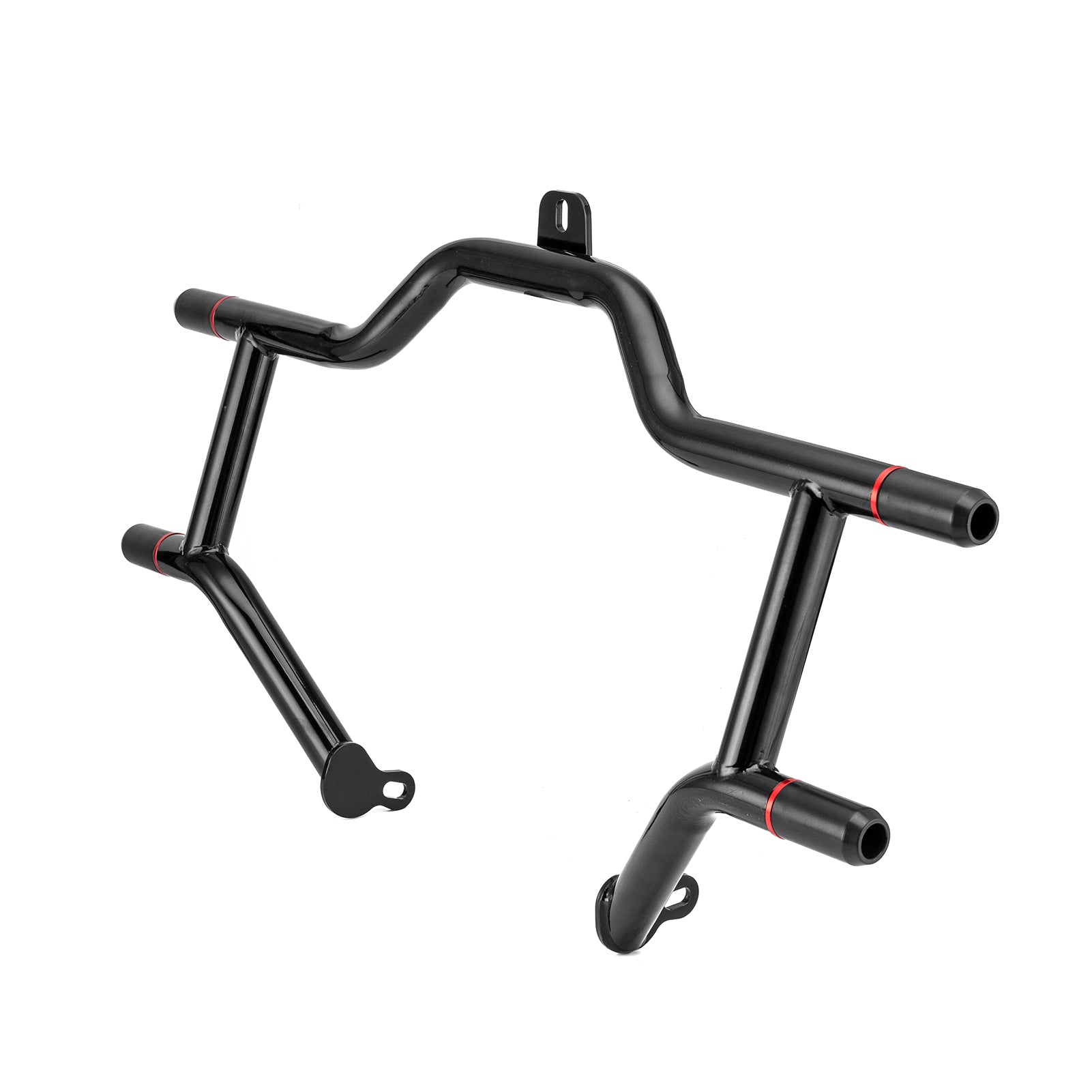 Gloss Black Front Highway Engine Guard Crash Bar for 2009 - 2024 Harley Touring without Lower Fairing - Mofun - 90201121