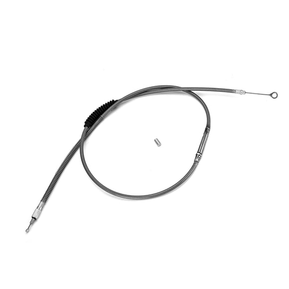 70 3/4" (1800mm) Extended Length Stainless Steel Clutch Cable for Harley Sportster XL 883 1200 - Mofun - 90112012