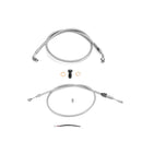 Throttle by Wire Extensions, Extended Length ABS Upper Hydraulic Front Brake Line, Clutch Cable Kit for 2018 - 2024 Harley Softail Street Bob/Heritage Classic (for 12" - 14" Handlebar ABS) - Mofun - 90109045