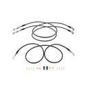 Black Hydraulic ABS Front Brake Line Kit for 2014 - 2024 Harley Touring (for 16" - 18" Handlebar ABS) - Mofun - 90109016