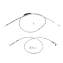 Non - ABS Hydraulic Front Brake Line, Clutch Cable Kit for Harley Sportster 883 Iron/Custom XL (for 10" Handlebar w/Non - ABS) - Mofun - 90109242