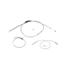 Non - ABS Hydraulic Brake Line&Clutch Cable&Throttle Cable Kit for Harley Sportster 883 Iron/Custom XL (for 16" - 18" Handlebar w/Non - ABS) - Mofun - 90109246