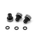 3 Pcs Motorcycle Mirror Hole Plug M10x1.25, Universal Aluminum Motorcycle Rear View Mirror Screws for Most Motorcycle (Honda,Yamaha, Kawasaki, Suzuki,Ducati) - Mofun - 90702004