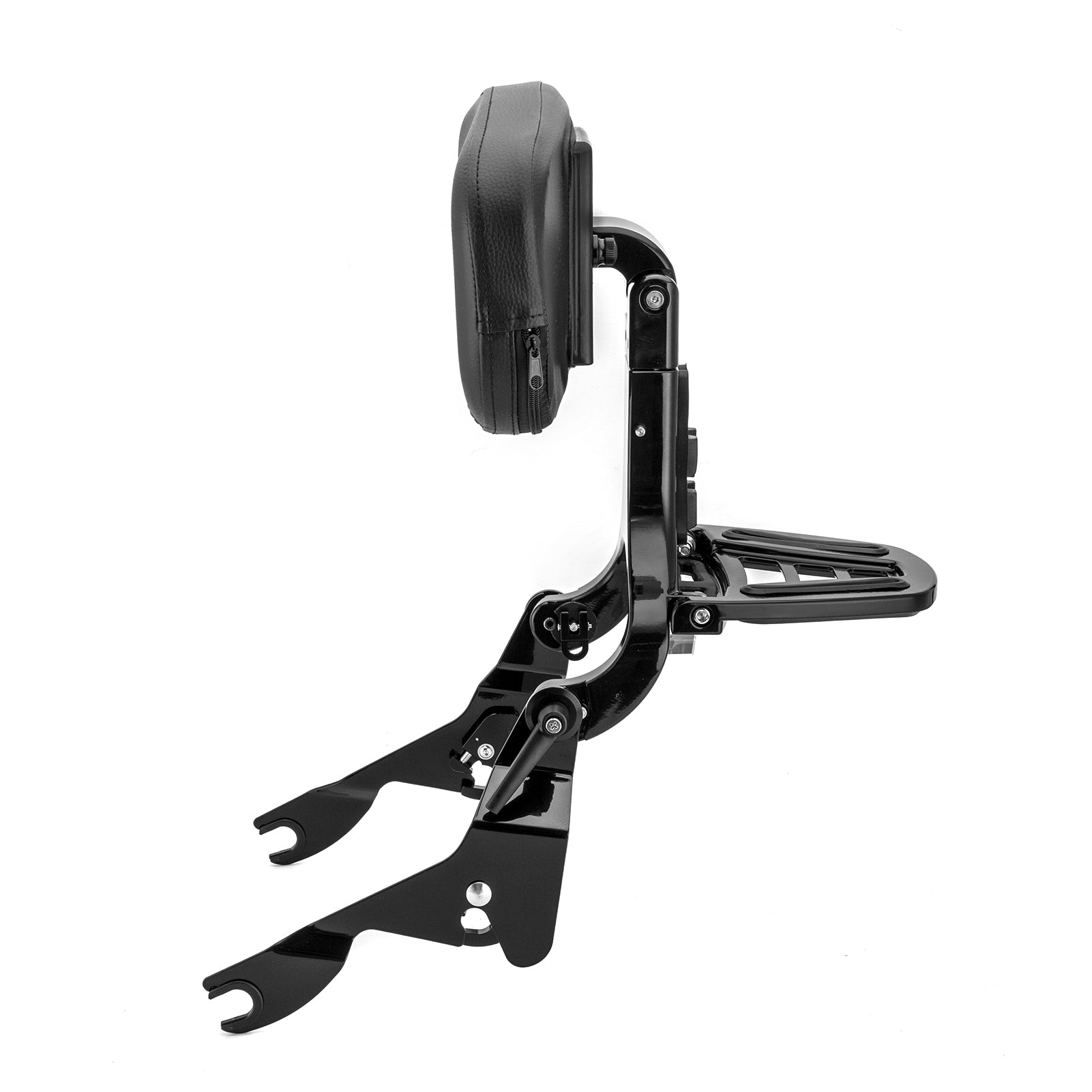 Quick Release Multi-Purpose Adjustable Driver/Passenger Backrest for 2009-2024 Harley Touring Models