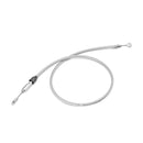 46" Extended Length Quick Connect Braided Stainless Steel Upper Clutch Cable for 2018 - later Harley Softail & 2021 - later Touring - Mofun - 90112102