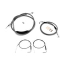 Non - ABS Hydraulic Brake Line&Clutch Cable&Throttle Cable Kit for Harley Sportster 883 Iron/Custom XL (for 12" - 14" Handlebar w/Non - ABS) - Mofun - 90109244