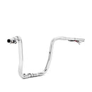Chrome 14" Rise Pre - Wired Handlebar for 2011 - 2024 Harley Softails & 2015 - Later Harley Touring Road King - Mofun - 90101661
