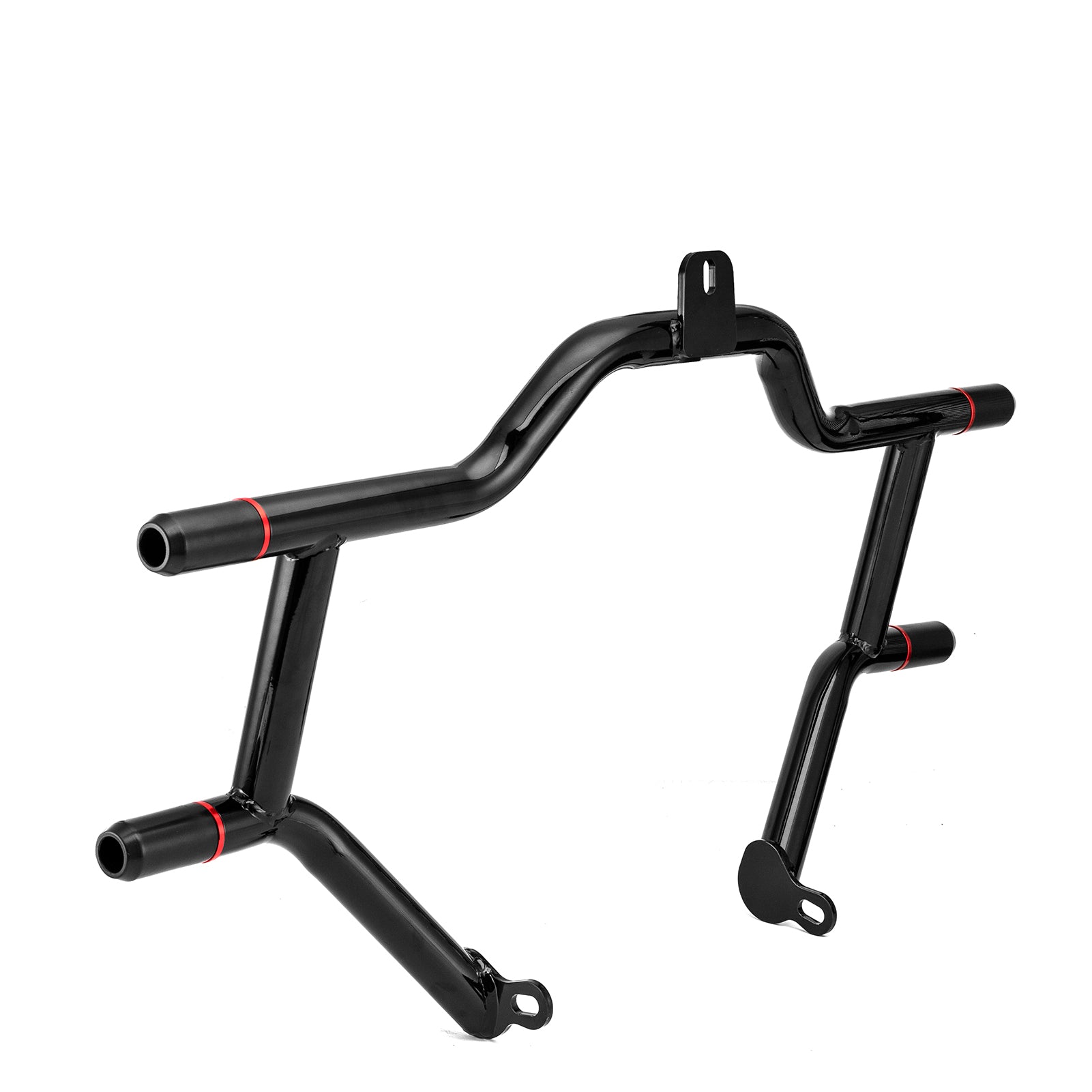 Gloss Black Front Highway Engine Guard Crash Bar for 2009 - 2024 Harley Touring without Lower Fairing - Mofun - 90201121