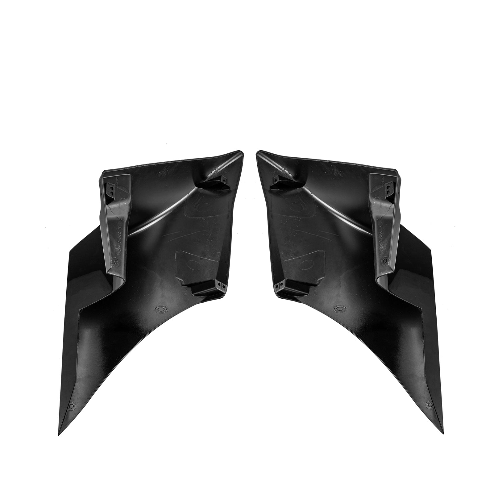 2009-2023 Harley Davidson Electra Glide Road King Black ABS Plastic Stretched Extended Side Panel Cover