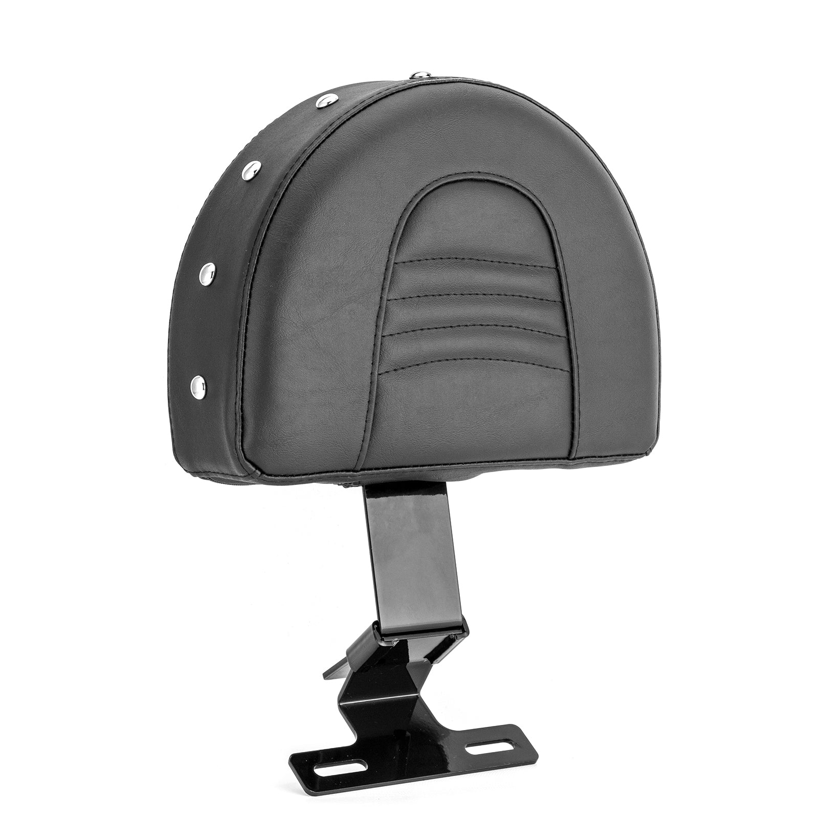 Pu Leather & Steel Driver Backrest Mount Kit Fit for 1993-2006 Harley Heritage Softail w/ Stock Seats