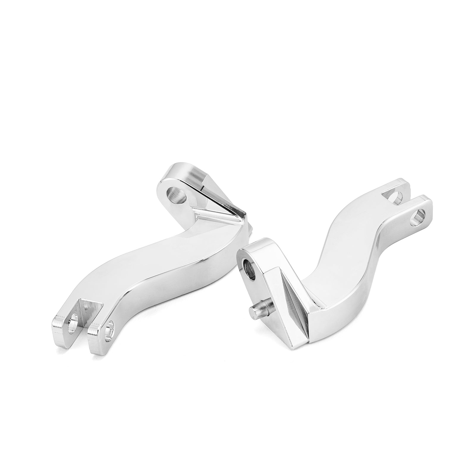 Rear Passenger Footpeg Mount Bracket Kit, 4" External Expansion Length, for 1993-later Harley Davidson Touring Models